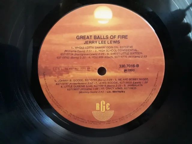 lp Jerry lee lewis great balls of fire - Foto 4