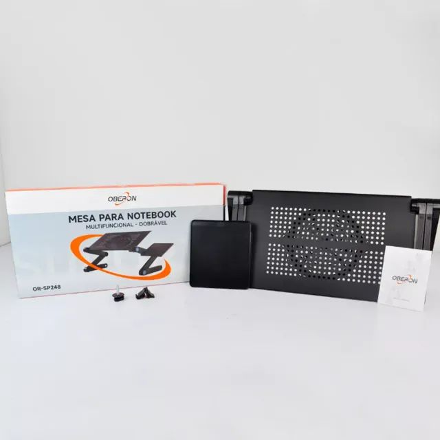 Mesa Notebook Articulável Dobrável Multifuncional - Foto 4