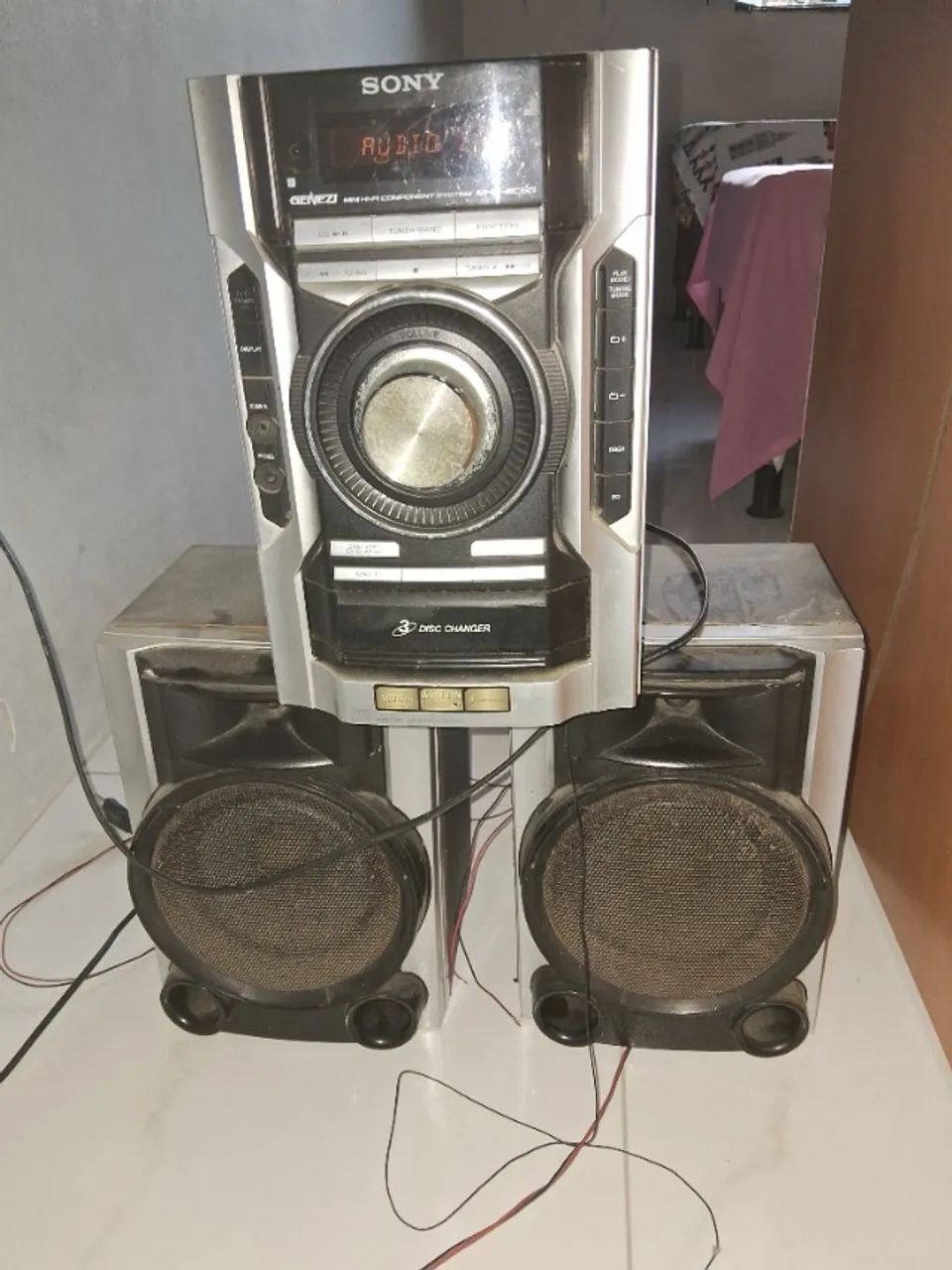 Som Sony  funcionando cd, rádio Am, FM ,toca fita e aux - Foto 3