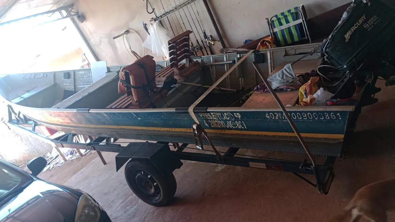 Vendo Barco 6m com Motor 25/30 Sea Prol 2011 Mercury