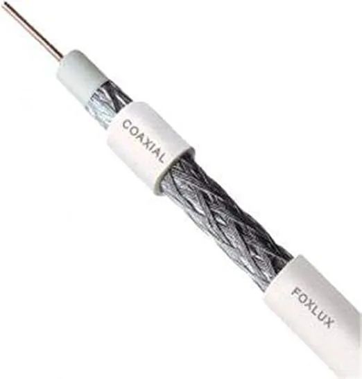 (NOVO. NUNCA USADO) Foxlux Cabo Coaxial CFTV Bipolar 80% - 100 metros - Foto 4