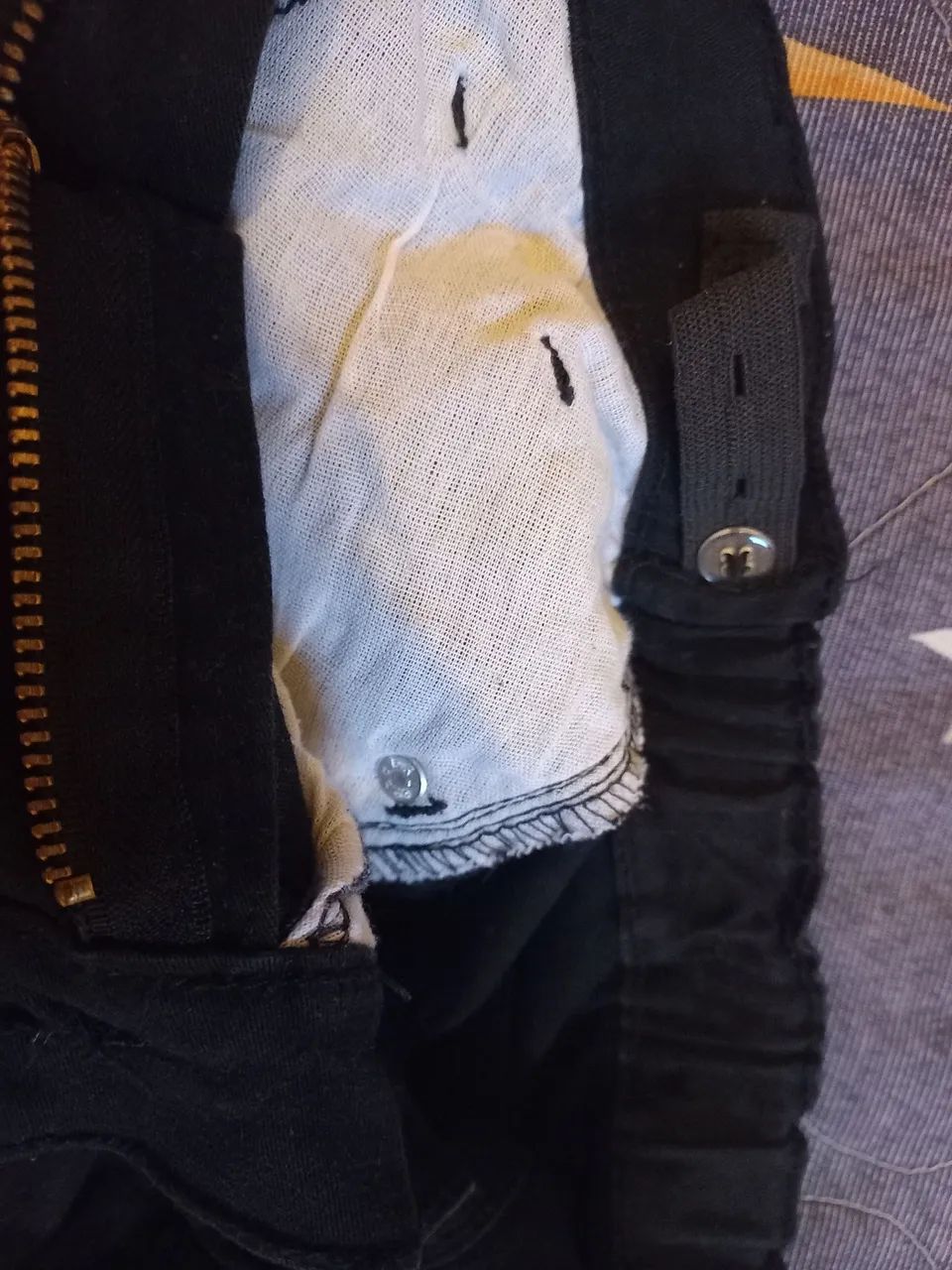 Calça Jeans Preta Infantil - Foto 3