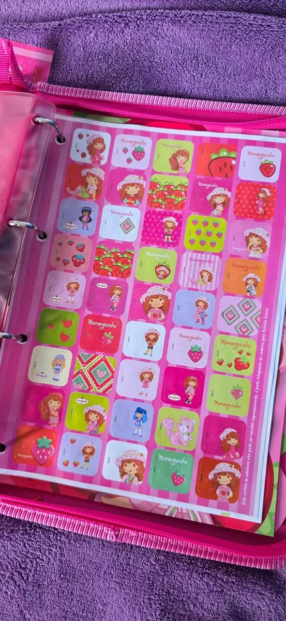 Fichario Moranguinho Y2K Completo  - Foto 3