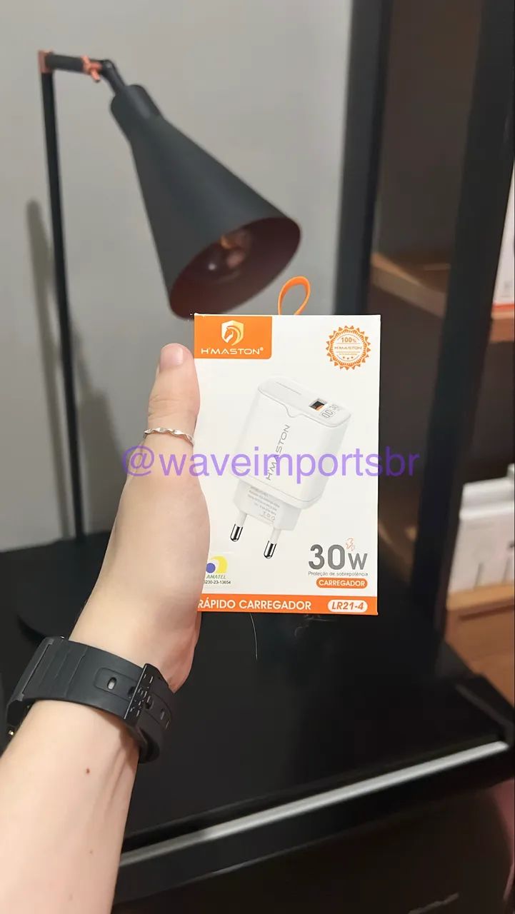 Fonte carregador tubo 30W Original HMASTON
