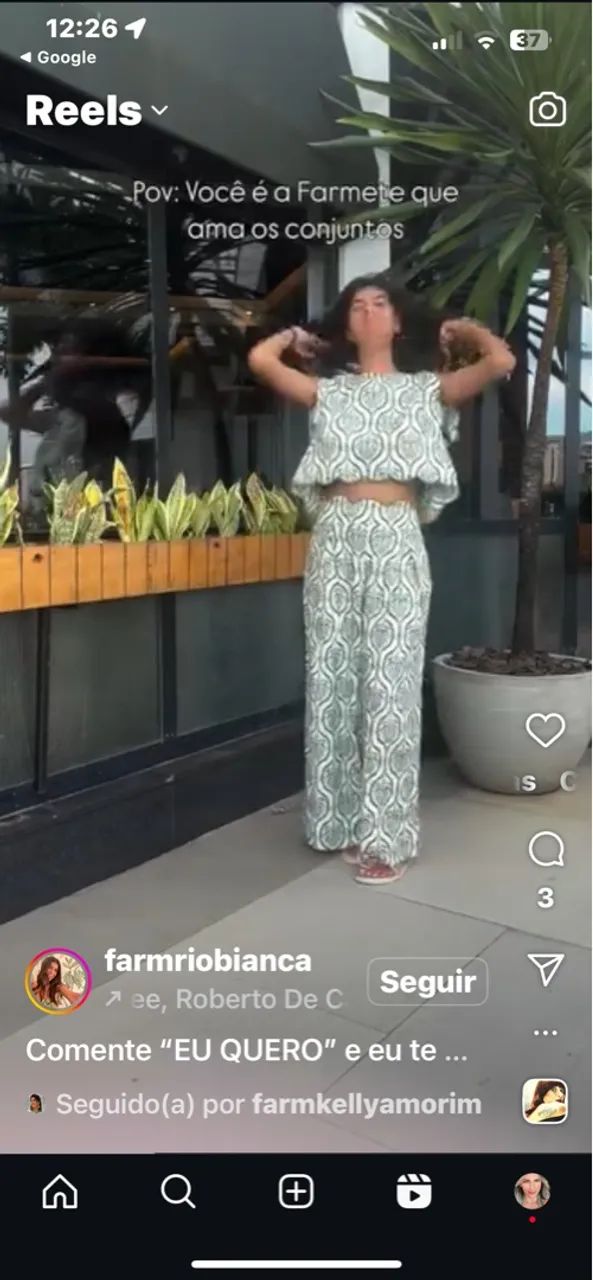 Conjunto Farm PP veste P64314067292161121