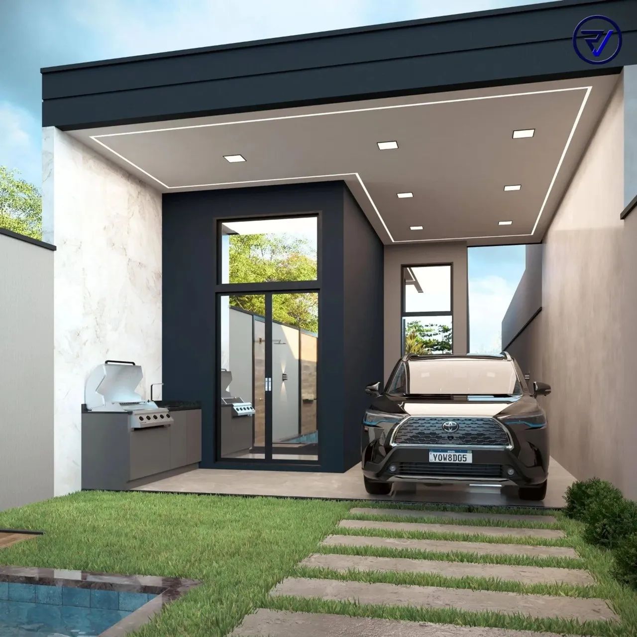 IMPERDÍVEL! CASA PLANA COM 3 SUÍTES - Foto 4