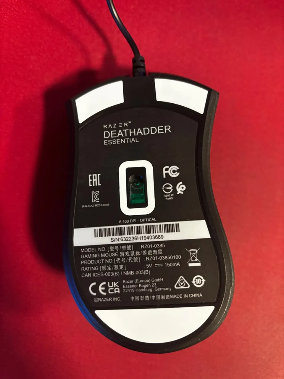 Razer DeathAdder Essential - Mouse Gamer