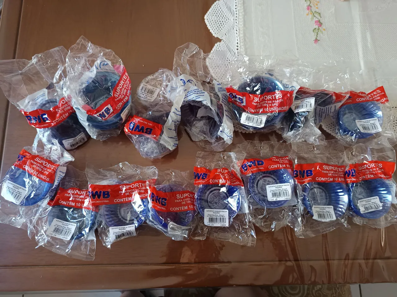 Suporte para Ovos de Páscoa - Pacote 10 U. nidades