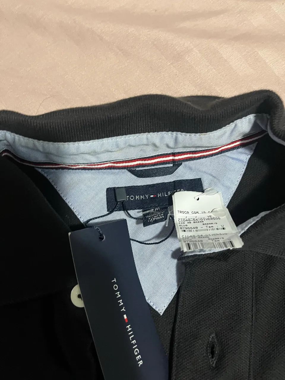 Camisa polo tommy original com mancha - Foto 3