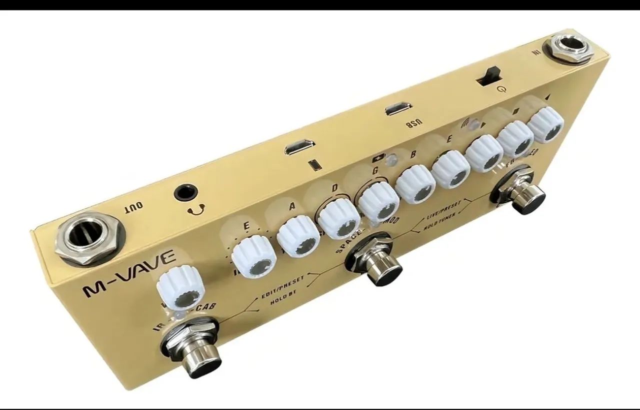Pedal M-Wave Multi-Efeitos para Violão 