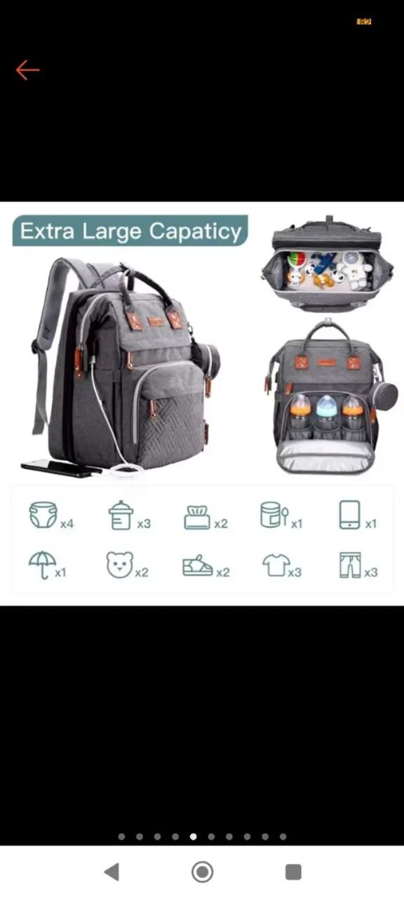 Mochila maternidade  - Foto 3