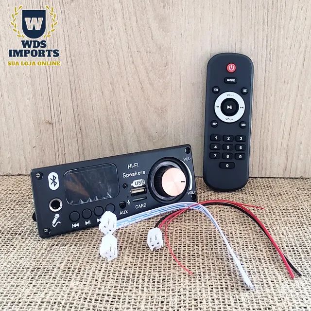 Placa decodificadora Amplificada Usb Bluetooth 80W - Foto 3