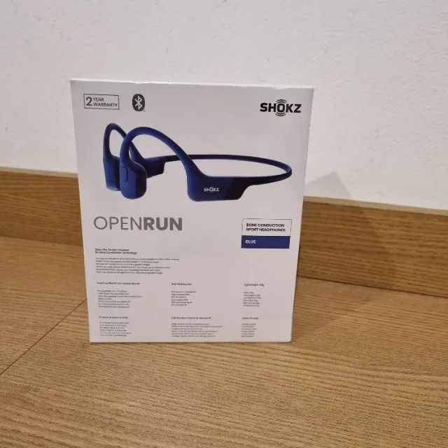 Fone de ouvido esportivo shokz openrun de condução óssea lacrado - Foto 2