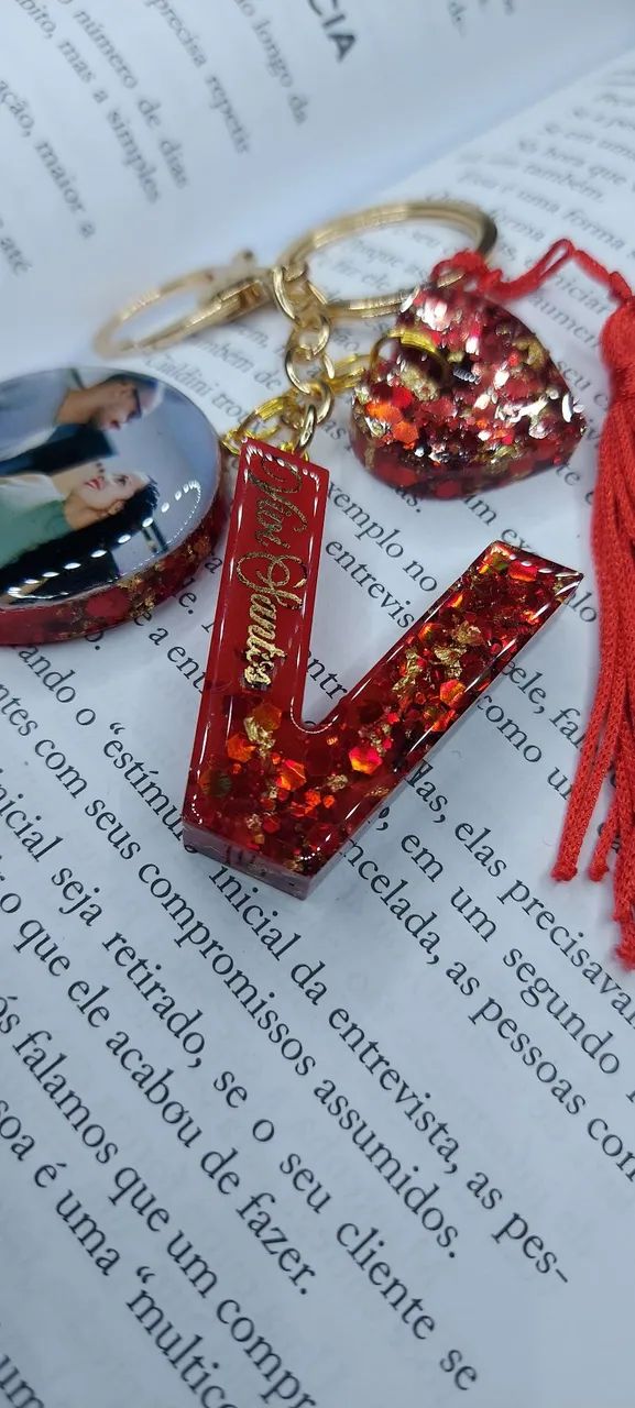 Chaveiro personalizado com nome e foto - Foto 5