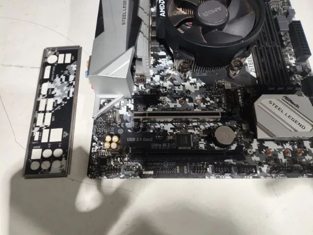 Placa Mae Amd Asrock B450M Steel Legend - Foto 5