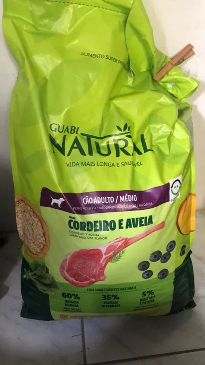 Ração guabi cordeiro 12 kg  - Foto 2