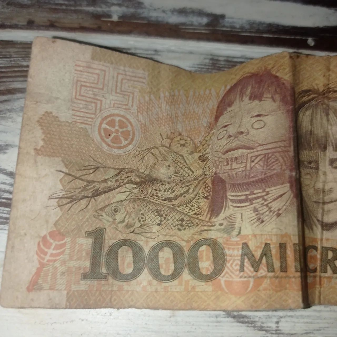 Cédula 1000 Mil Cruzeiros - Antiga - Foto 2