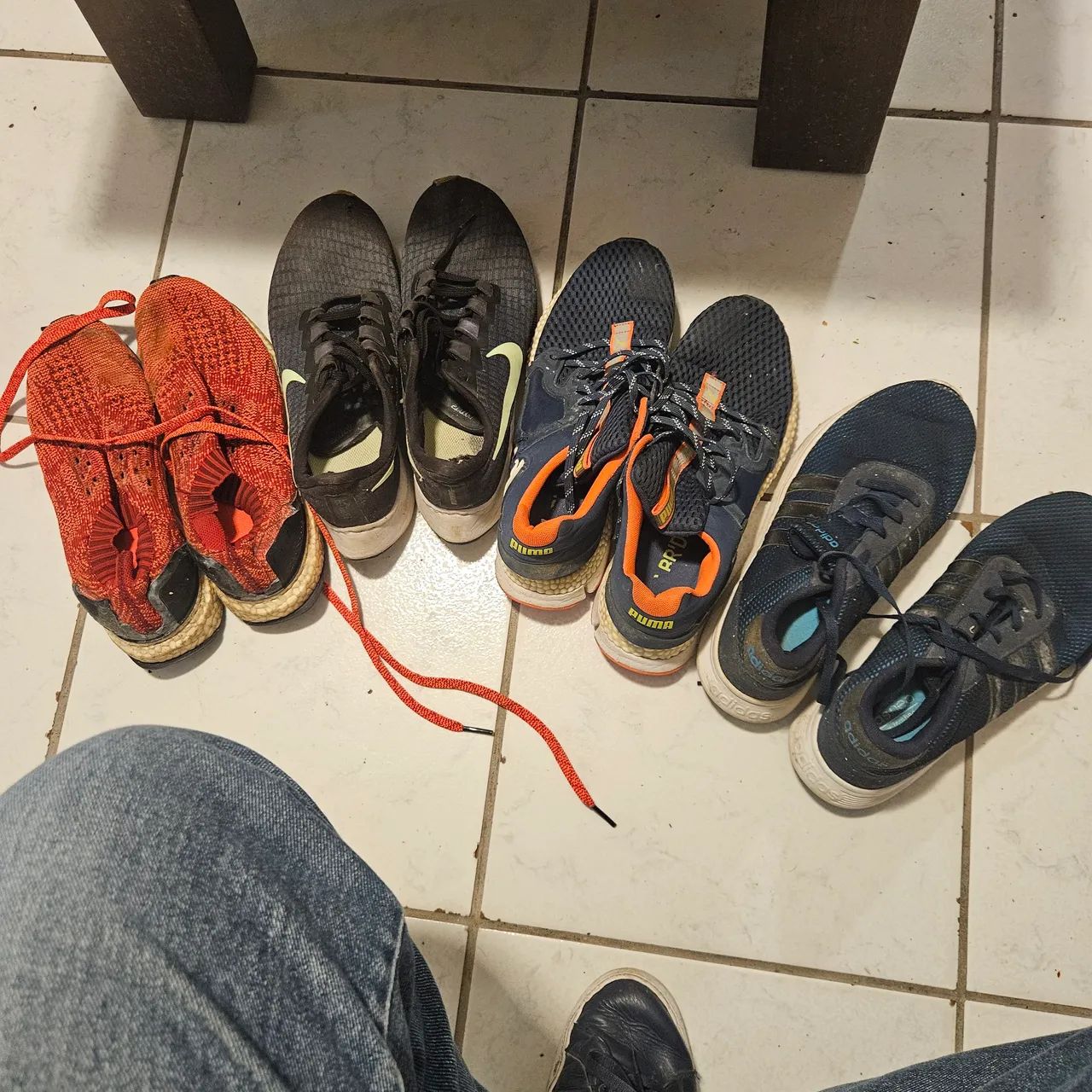 Vários tênis para treino e atividades físicas(todos por esse preço)