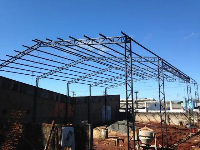 estrutura metálica usado de 10x30 - 300 m2. R$=45.000,00