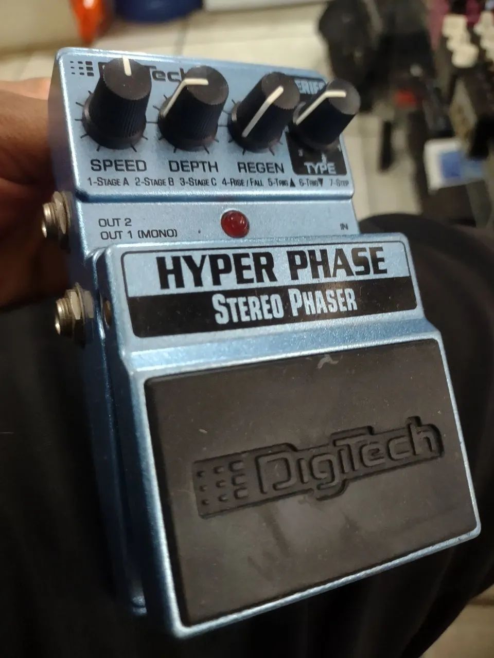 Pedal Digitech hyper phase - Equipamentos e Acessórios de Som