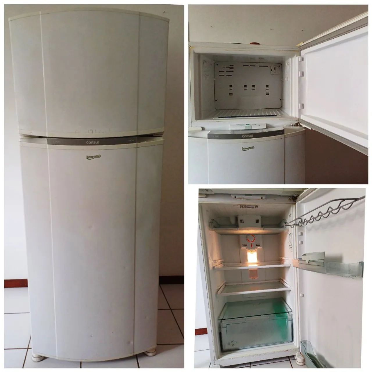 Geladeira Consul Biplex CRM45 - 220V - Ótimas condições - Motivo Mudança 