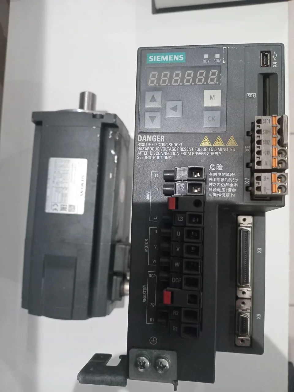 Servodriver e Servo motor Siemens 