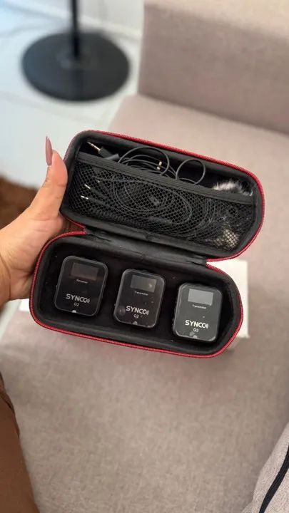 Microfone Lapela Duplo Synco G2 A2