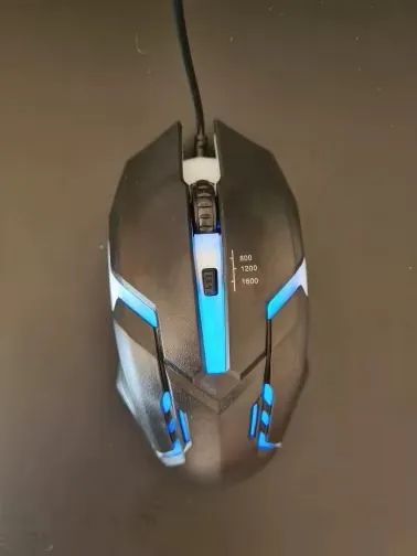 Mouse para computador desktop e laptop, USB Backlit Mouse, mais recente, alta qualidade