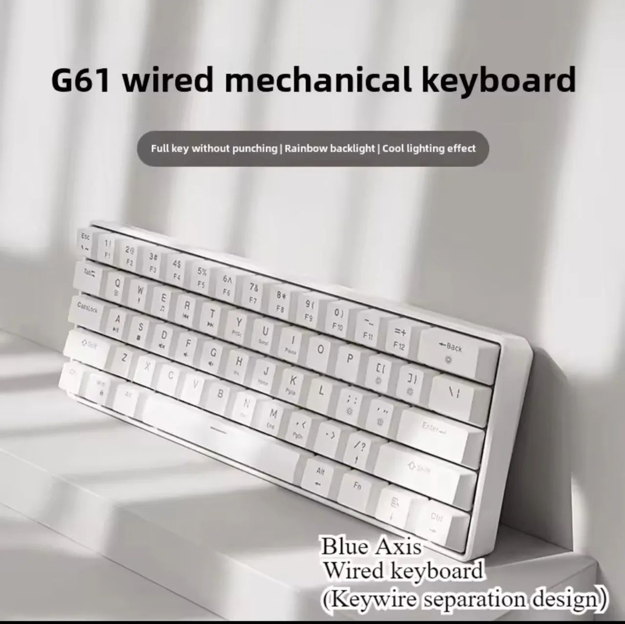Teclado  Axis Mecânico G61 - Rainbow Backlight