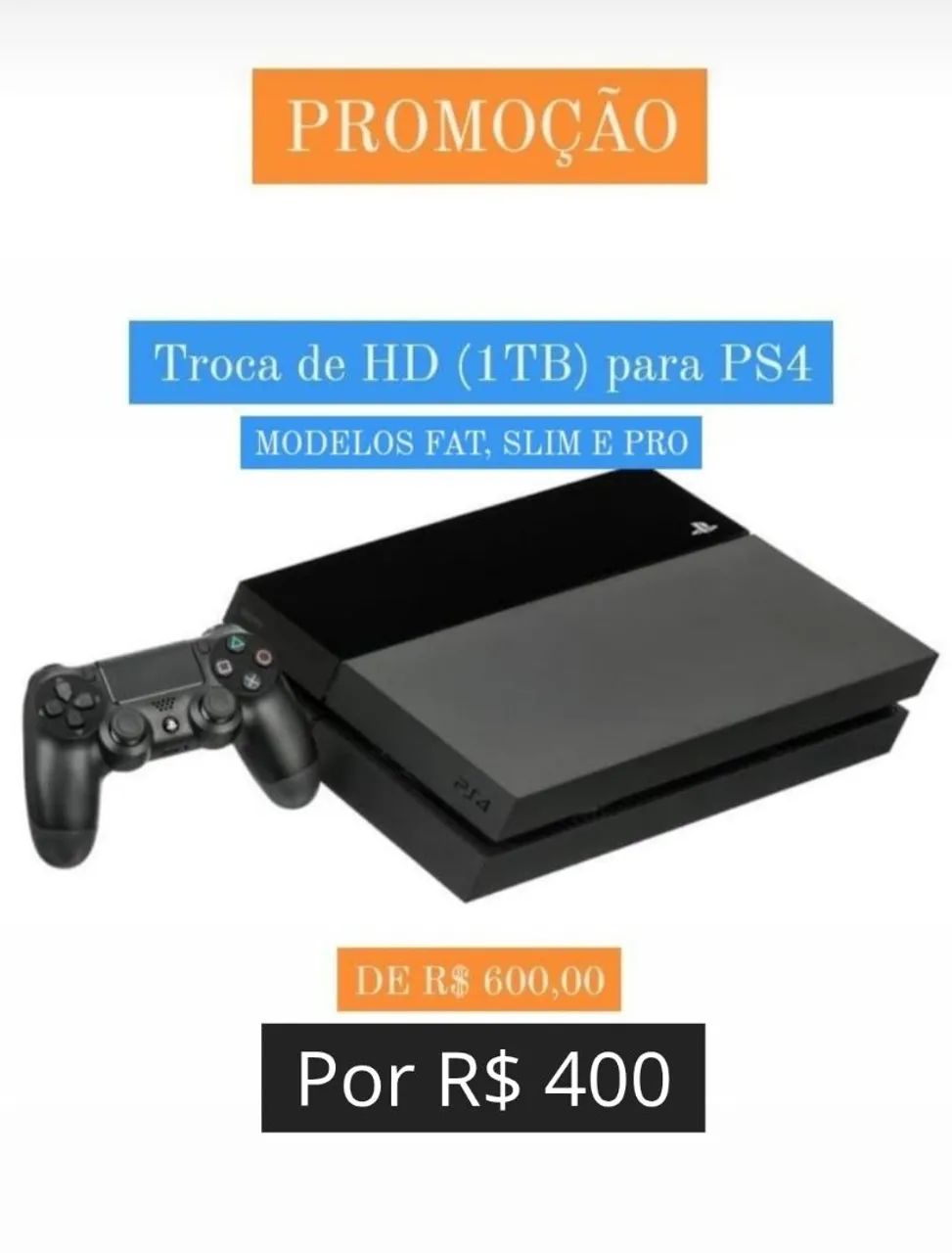 HD 1TB para PS4 