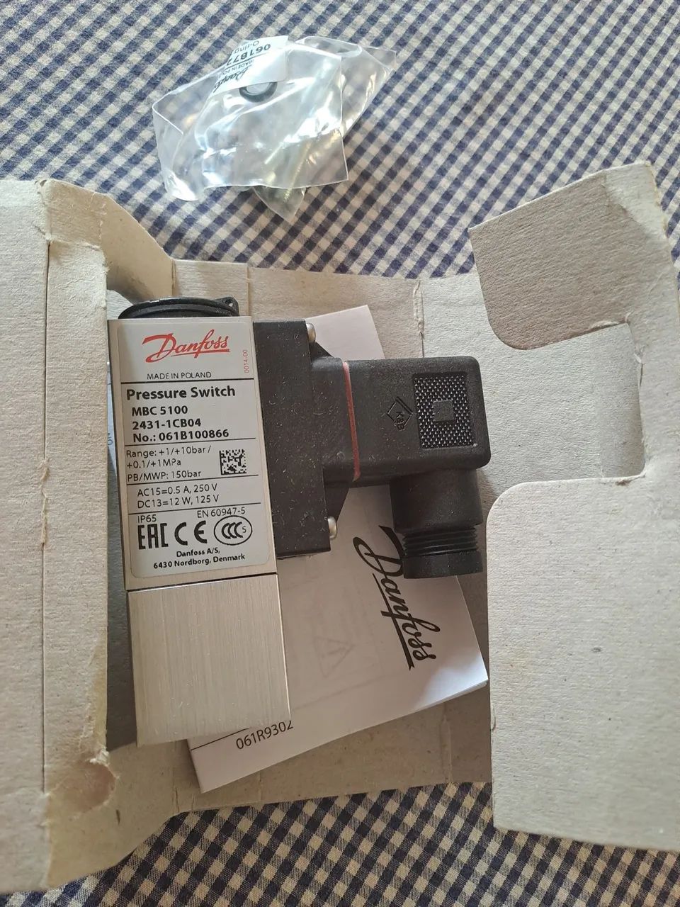 Pressostato Danfoss MBC 5100 061B100866 - Foto 2