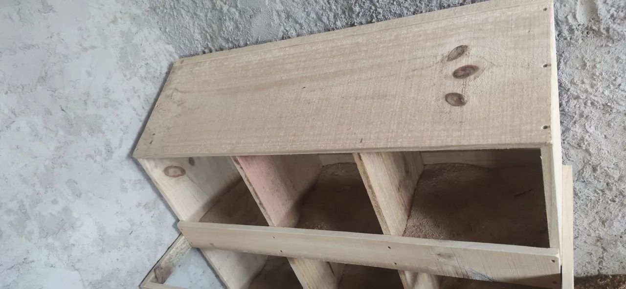 Ninho para galinhas 6 compartimentos  - Foto 6