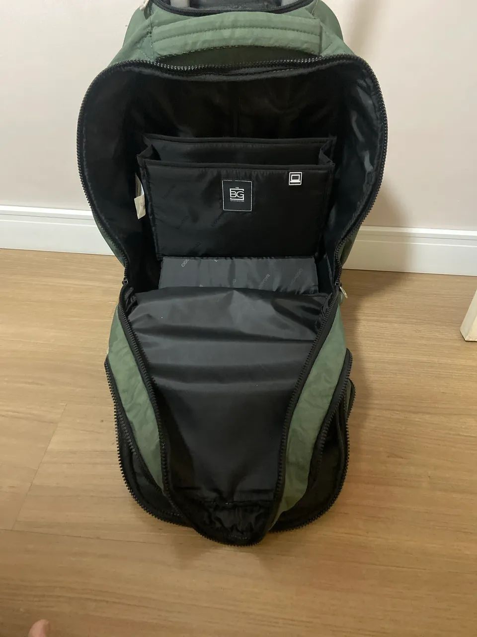 Mochila com 4 rodinhas 360°  Bagaggio - Foto 5