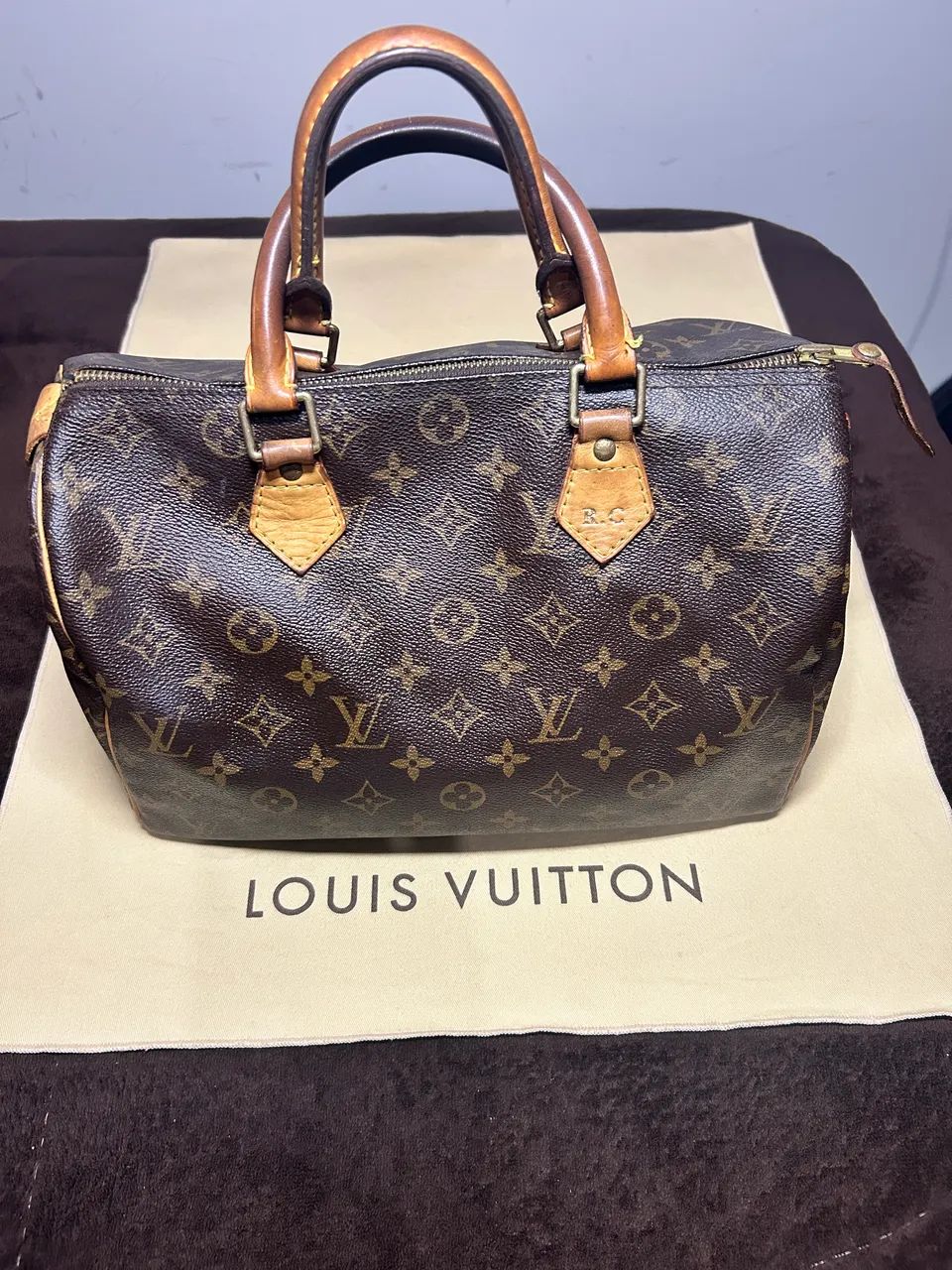 Louis Vuitton Speedy 30 Monogram 2007| Clássica Vintage | Couro Vachetta Perfeito