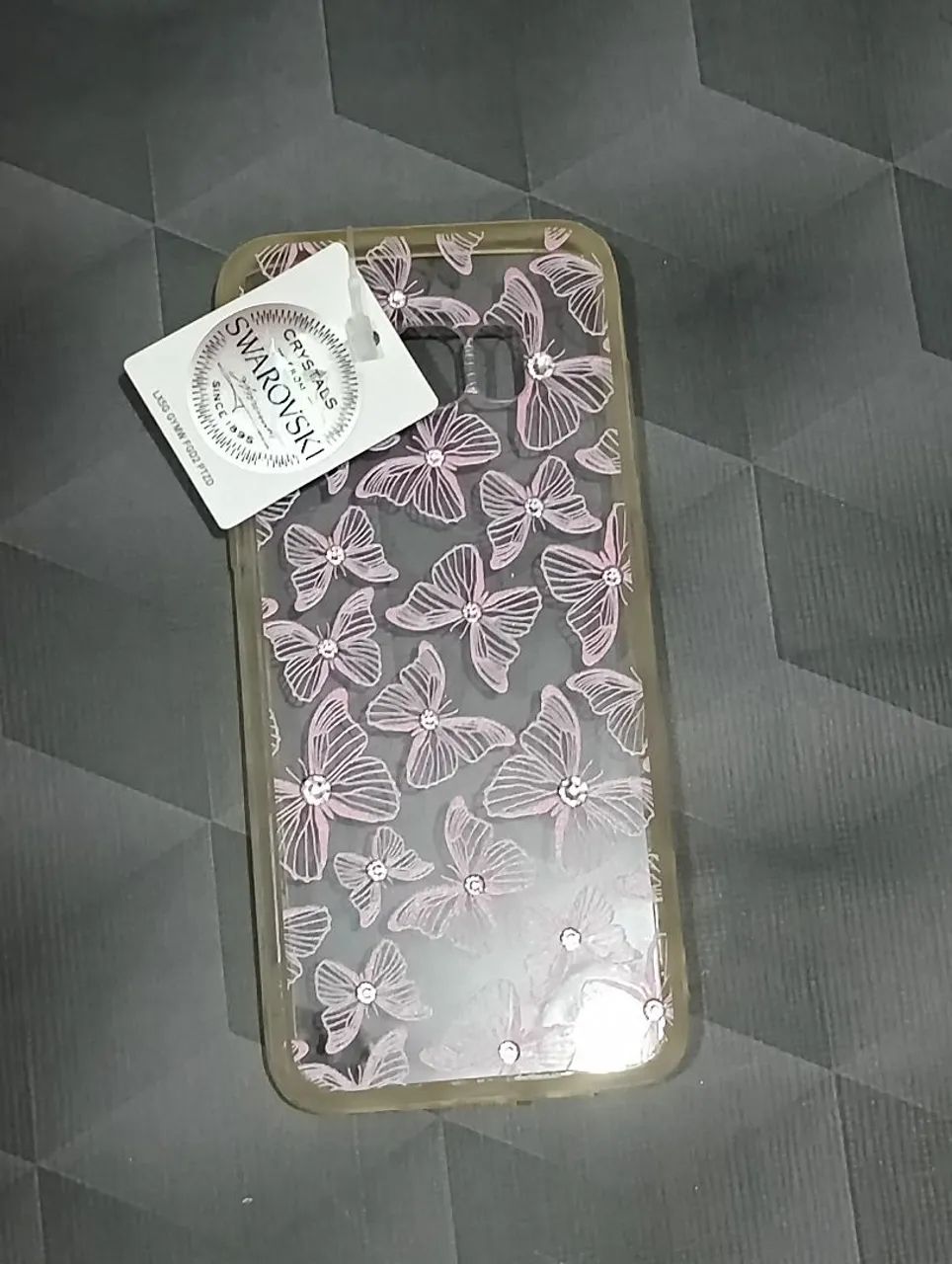 Capa Swarovski Borboletas para Samsung Galaxy S8 NOVA - Foto 2