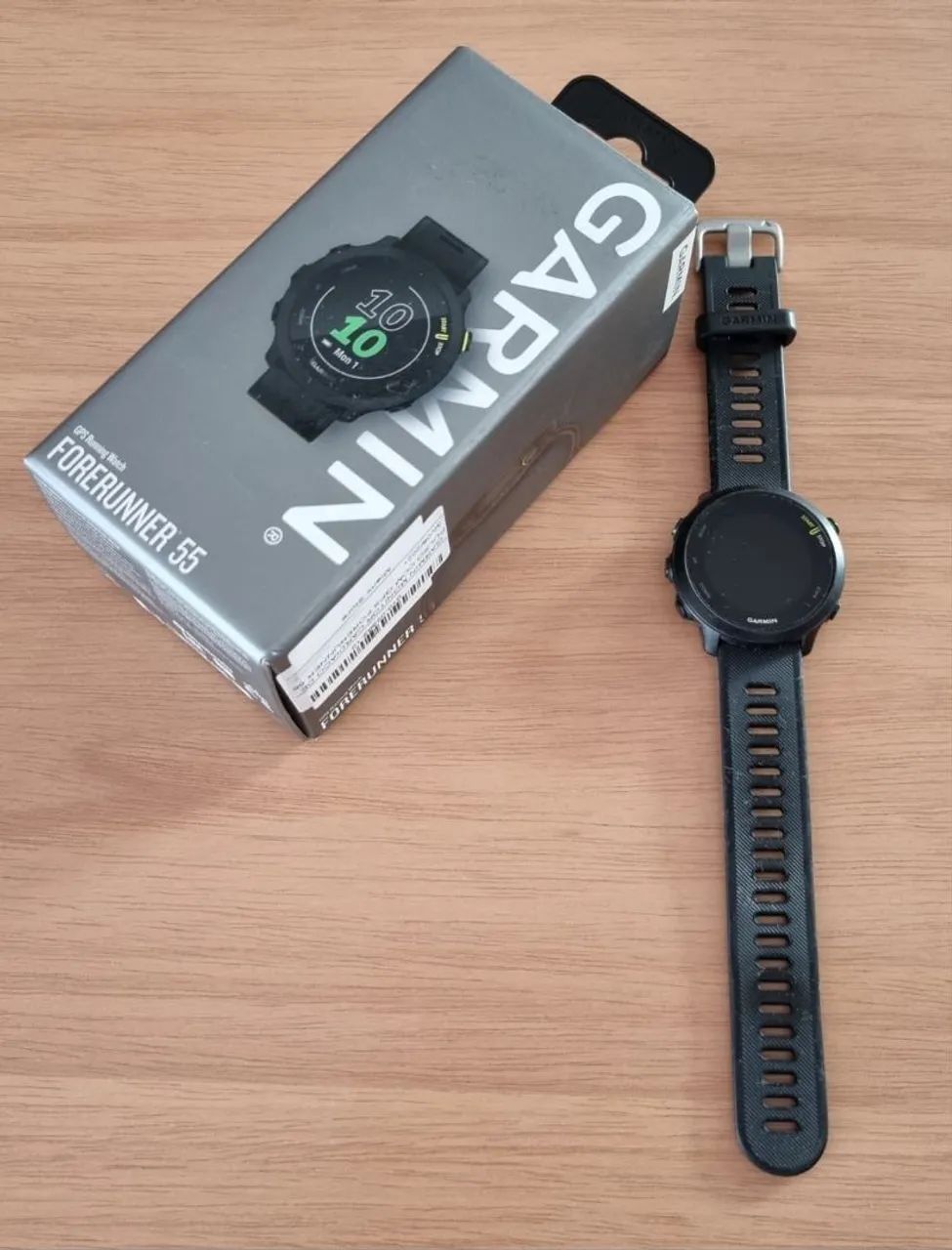 Garmin Forerunner 55 Preto em excelente estado! Incluso película de proteção. - Foto 2