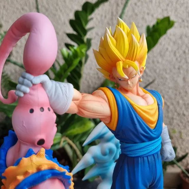 Estatua Super Vegetto Vs Super Buu Dragon Ball Z 32cm Edição Limitada Luxo Premium - Foto 6