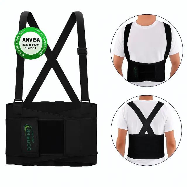 Cinta Lombar Ergonômico Corretor De Postura Proteção Coluna Carregar Peso tamanho m/g/gg - Foto 3