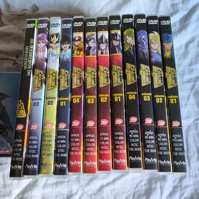 DVD Cavaleiros do Zodíaco Saga de Hades Completa - CDs, DVDs etc