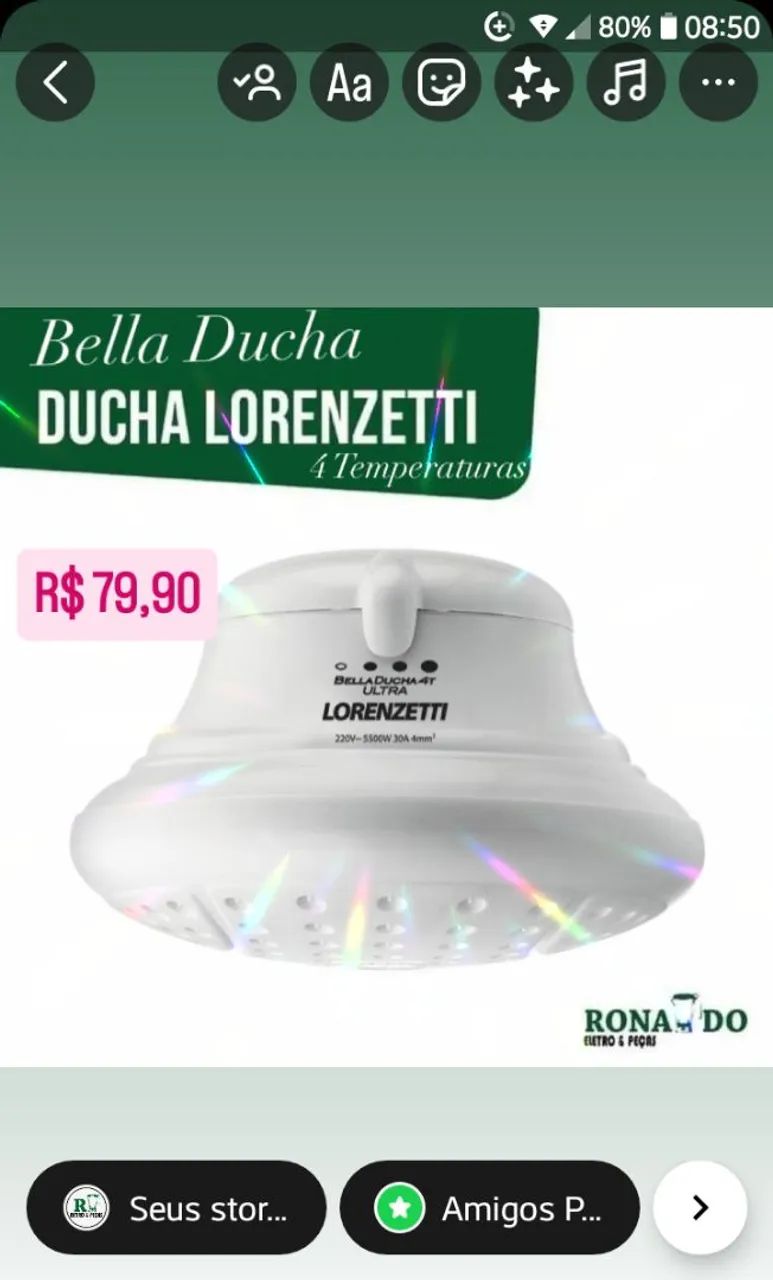 Ducha Lorenzetti Quatro Estações