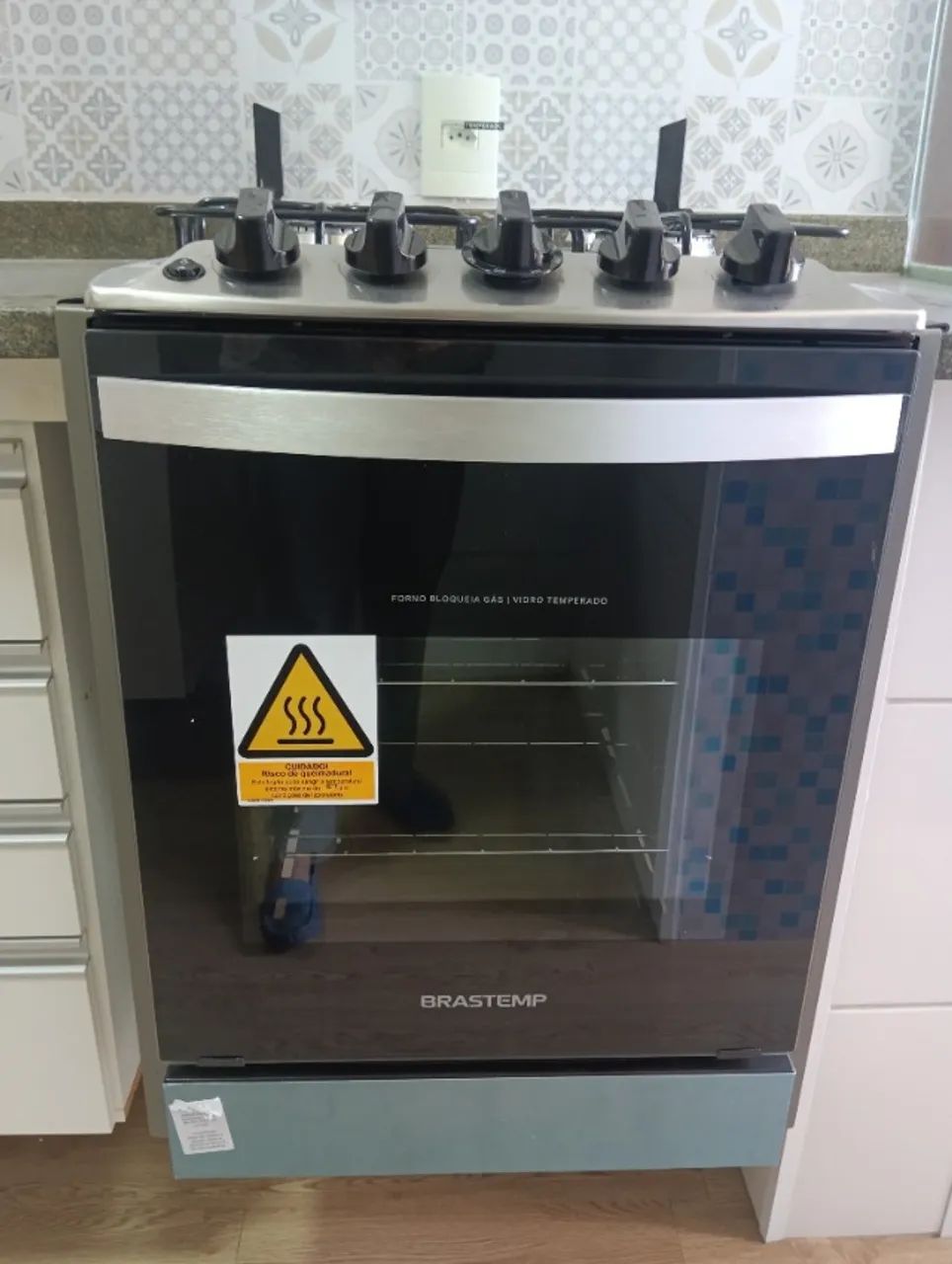 Fogão embutido Brastemp 4 bocas - Foto 2