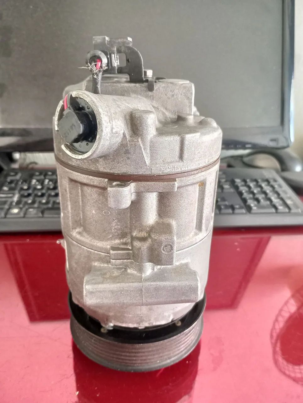 Compressor ar condicionado Polo /Audi - Foto 4