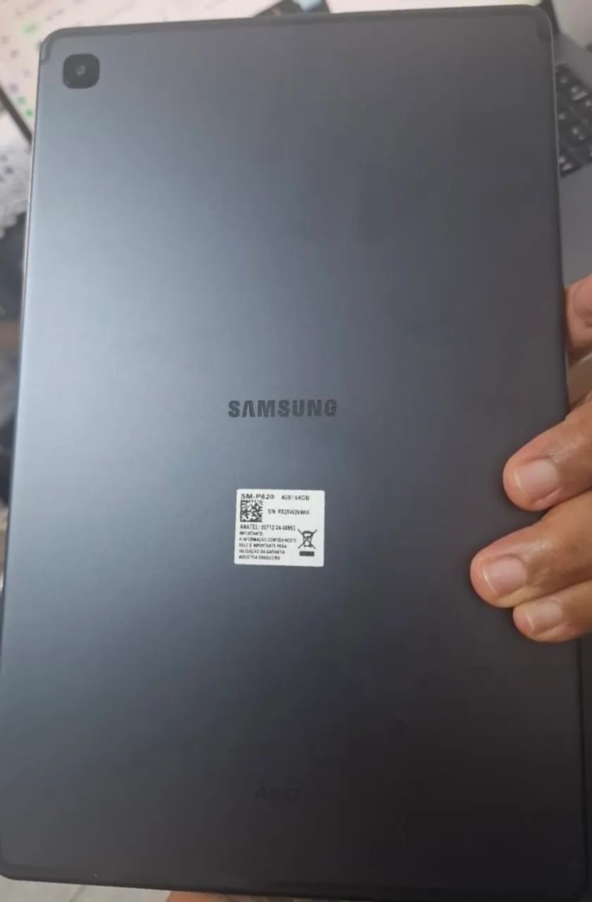 Galaxy Tab S6 Lite 128GB Preto (SM-P620) + Teclado como Bônus