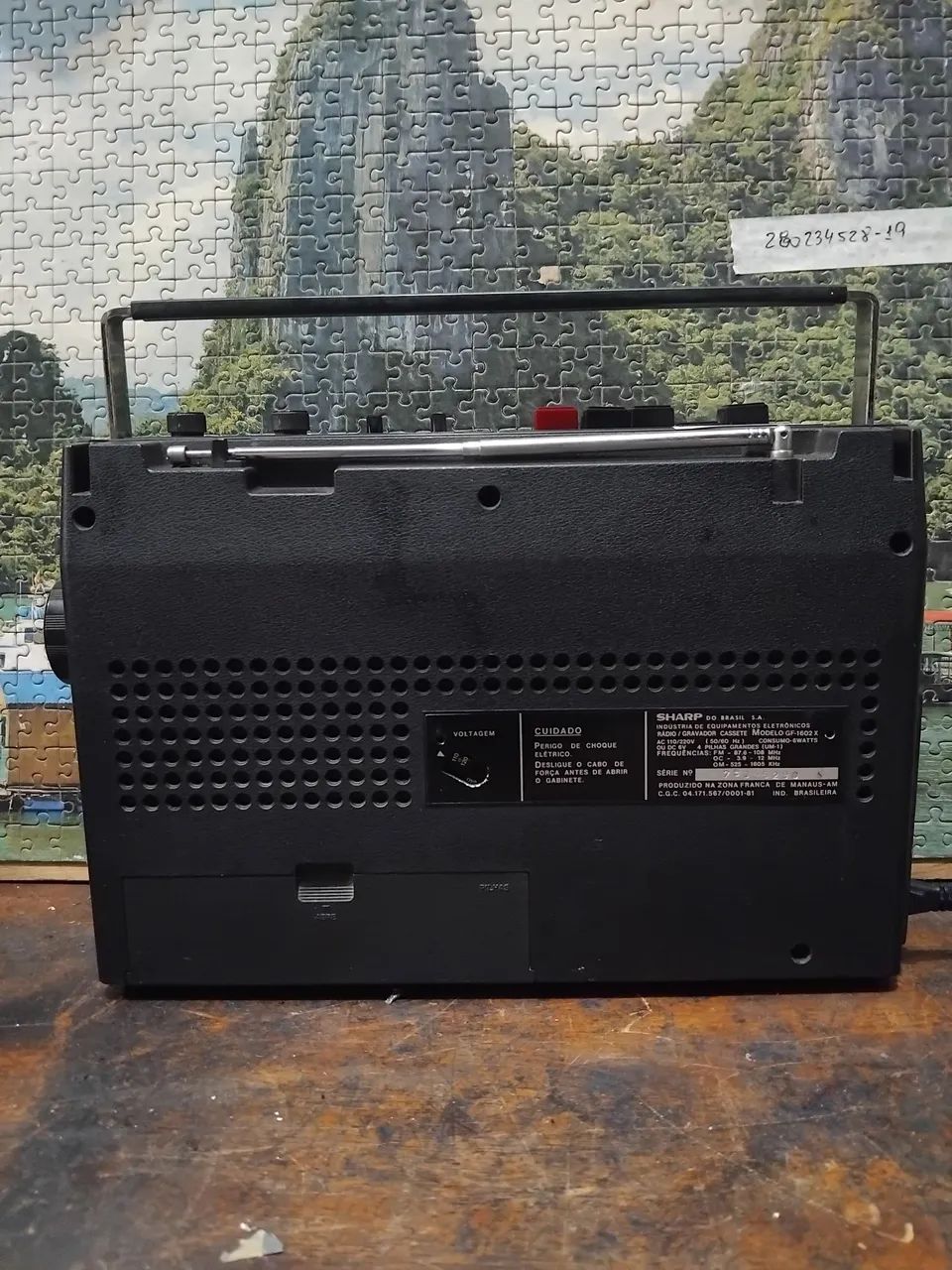 Radio e tape sharp modelo GF 1062 X. - Foto 2