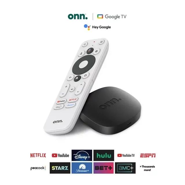 onn. Google TV 4K certificado pelo Google
