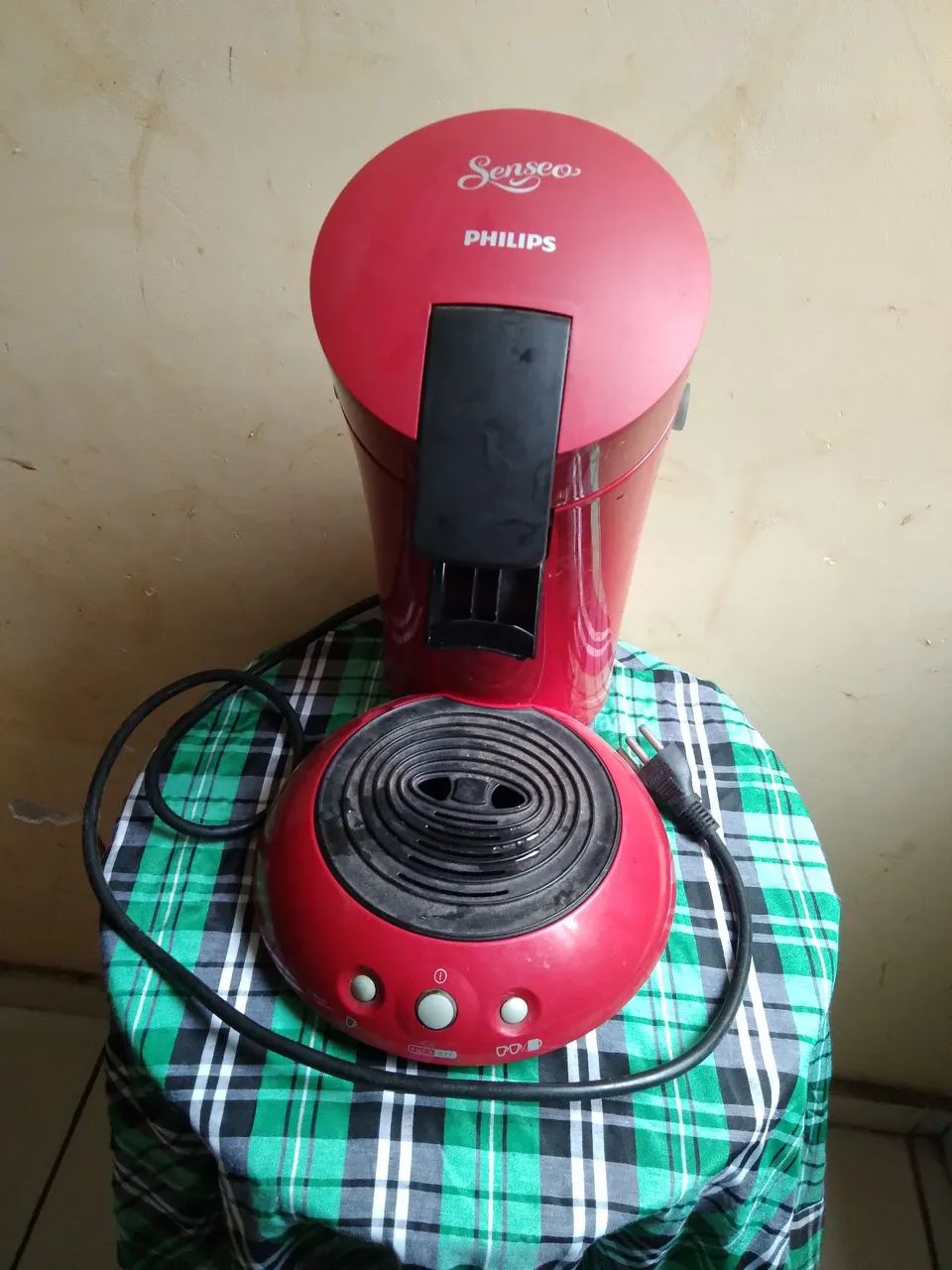 Cafeteira Senseo Philips Vermelha