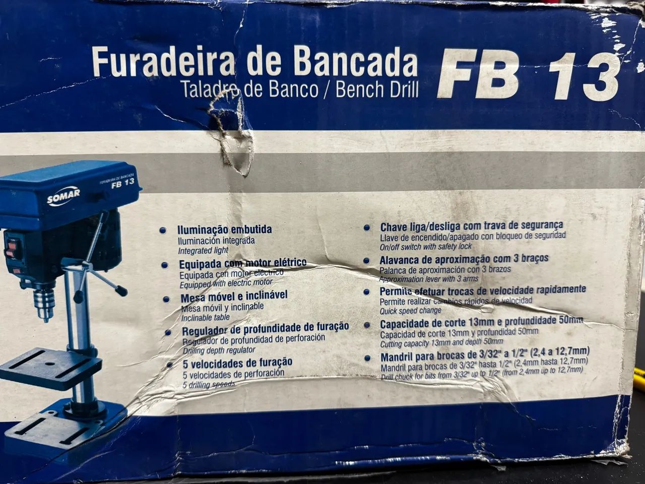 Furadeira de Bancada SOMAR - Foto 2