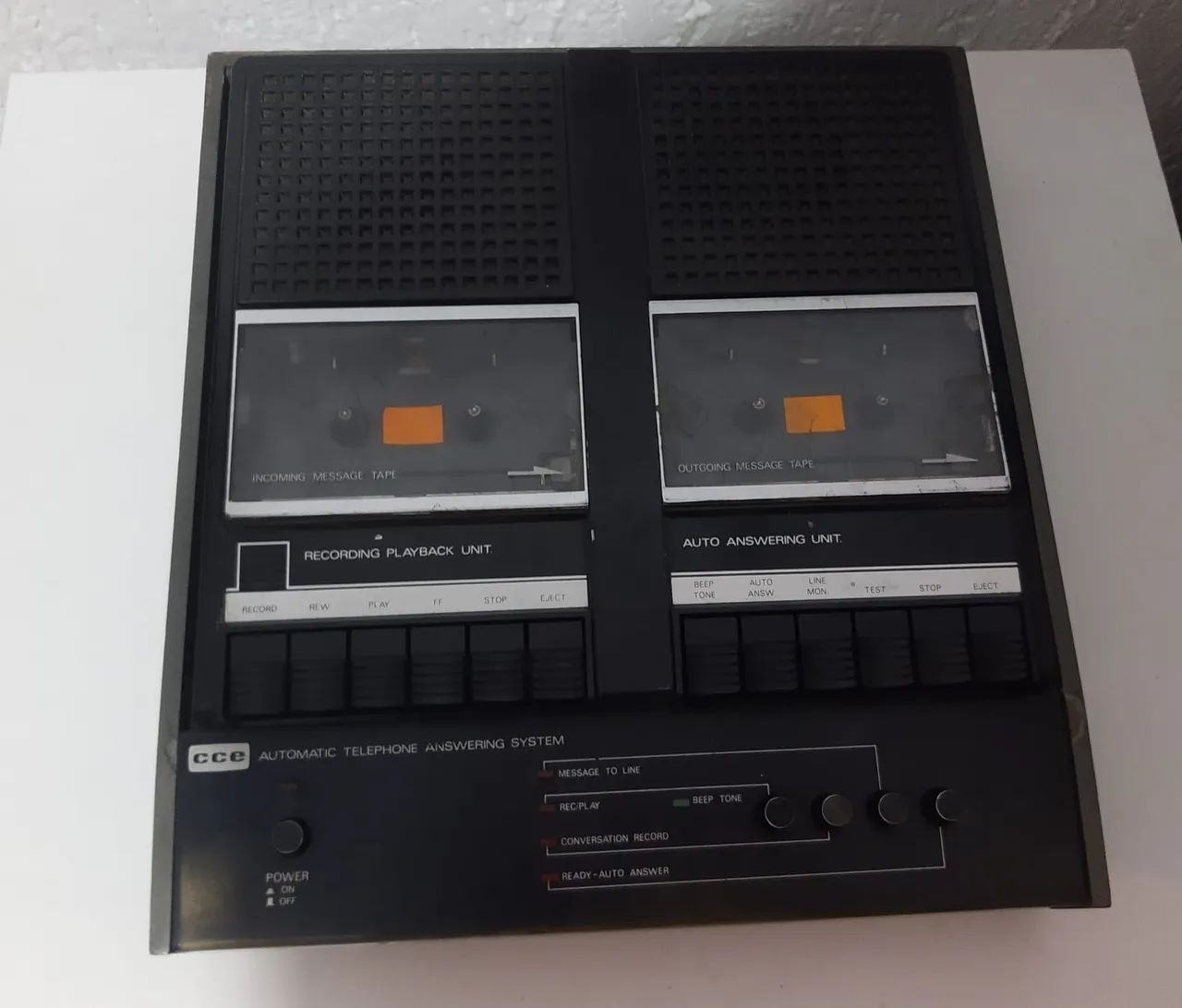 Rádio Gravador duplo deck TS-10 antigo relíquia para coleção - Foto 5