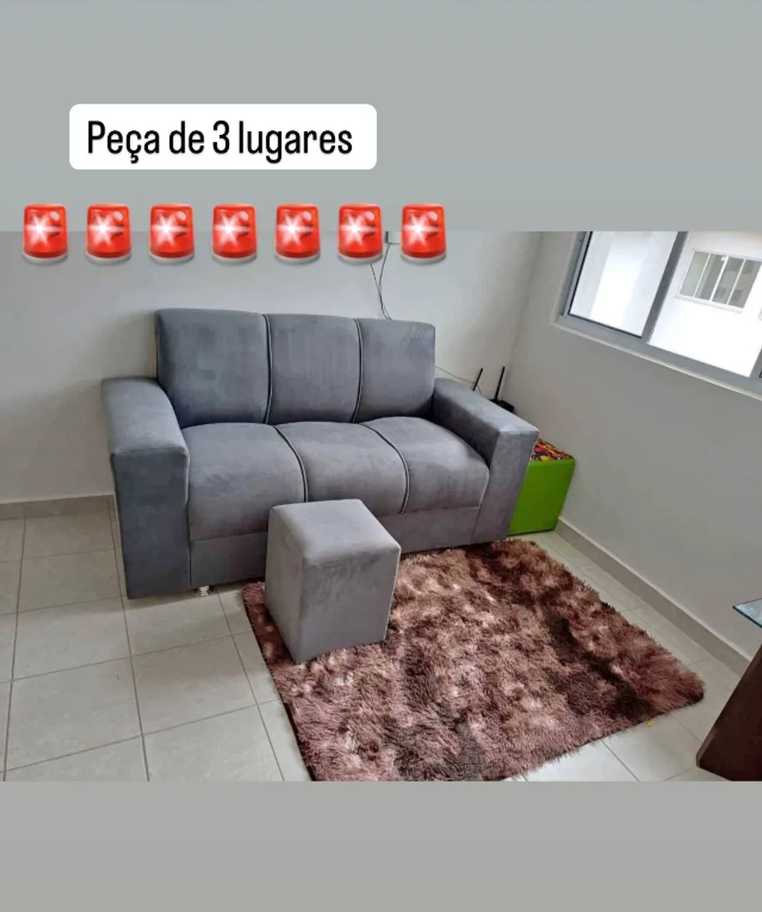 Peça de 3 lugares. Juruá
