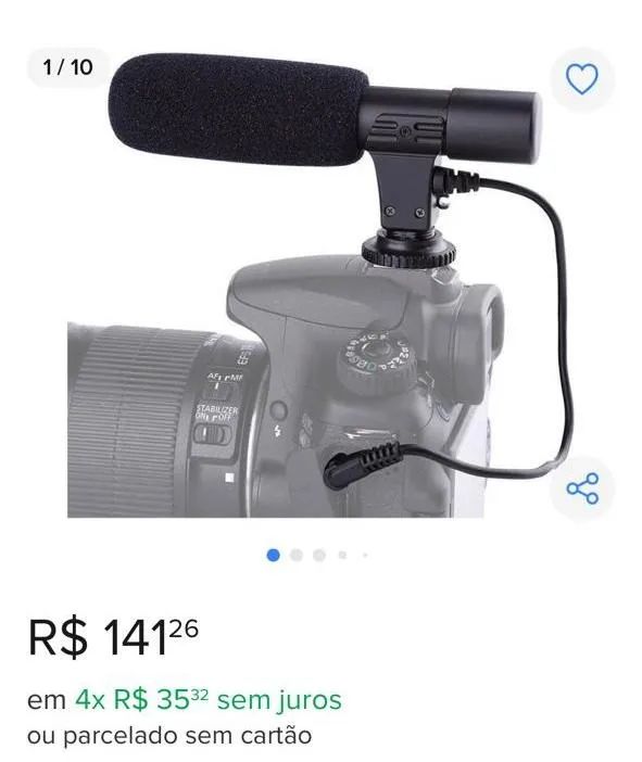 Microfone para Cameras - Foto 2